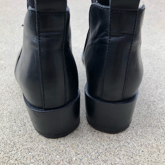 Anthro Seychelles Black Leather Ankle Boot - Picture 9 of 9